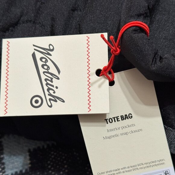 Woolrich x Target Quilted Sheep Tote Bag, Black - Picture 13 of 15